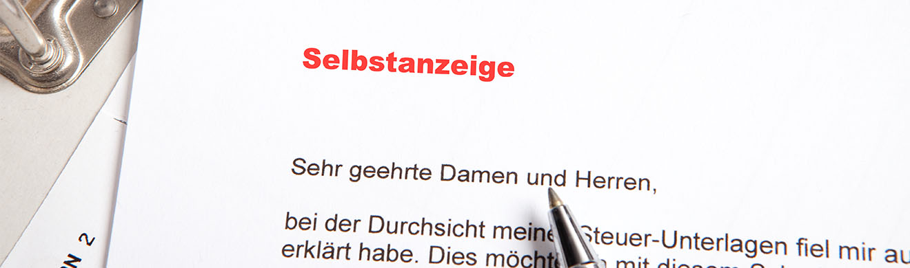 Selbstanzeige in Frankfurt