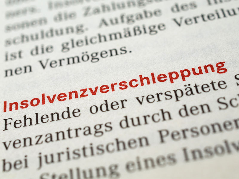 was tun bei Insolvenzverschleppung in Frankfurt?